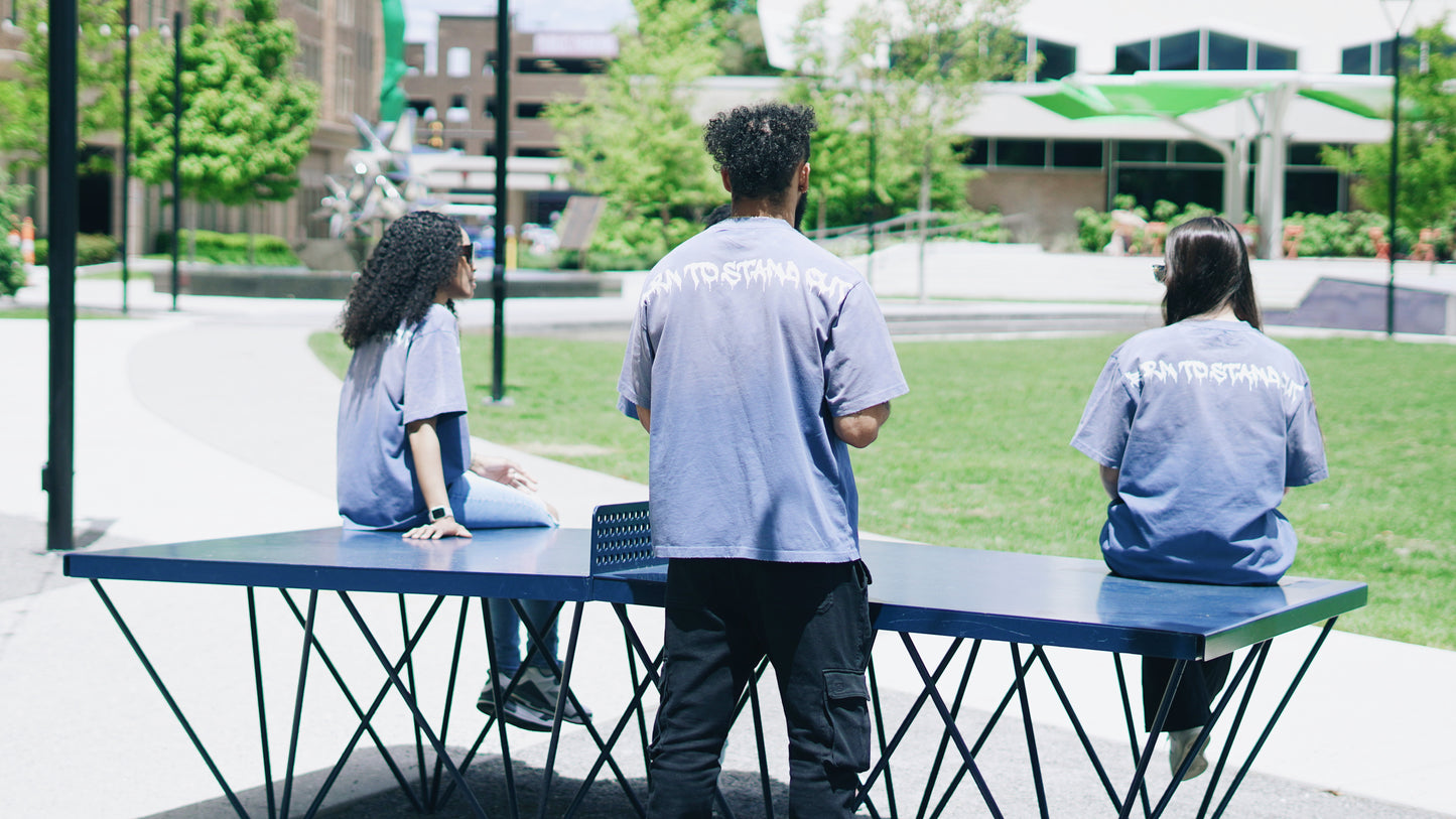 SAMARI BRAND Blue Sun-dried Tee