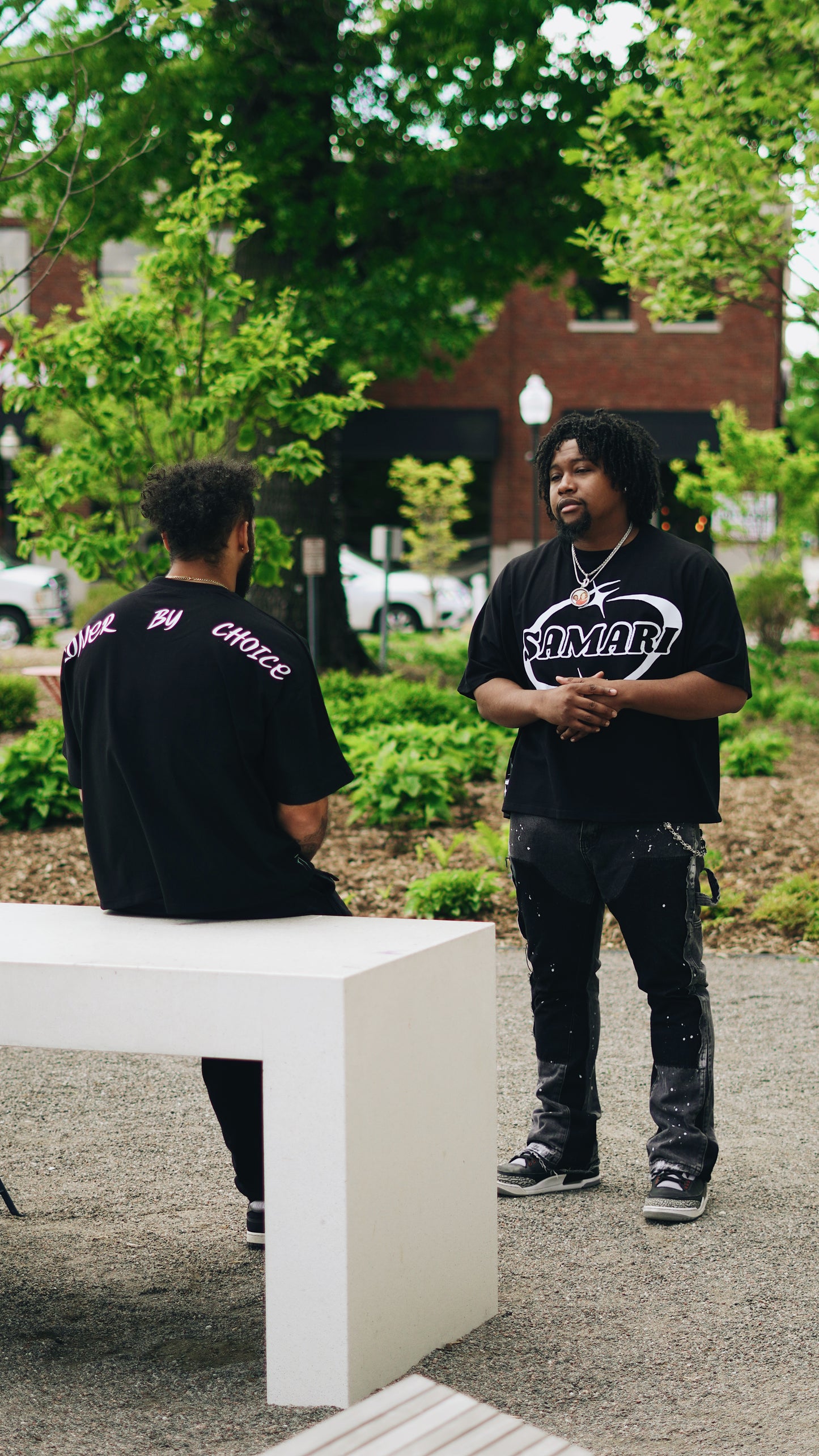 “LONER BY CHOICE” Black tee