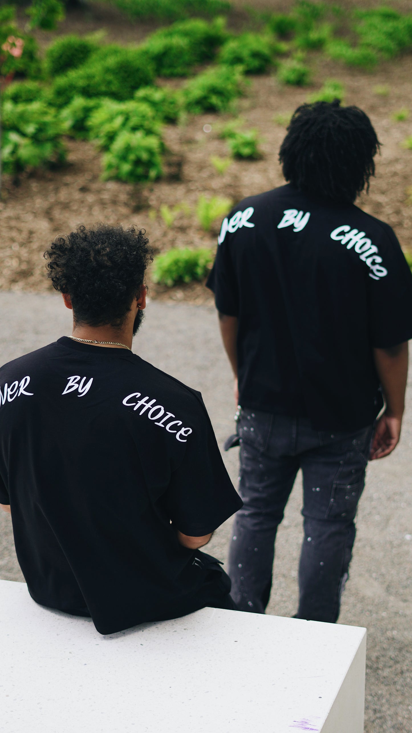 “LONER BY CHOICE” Black tee