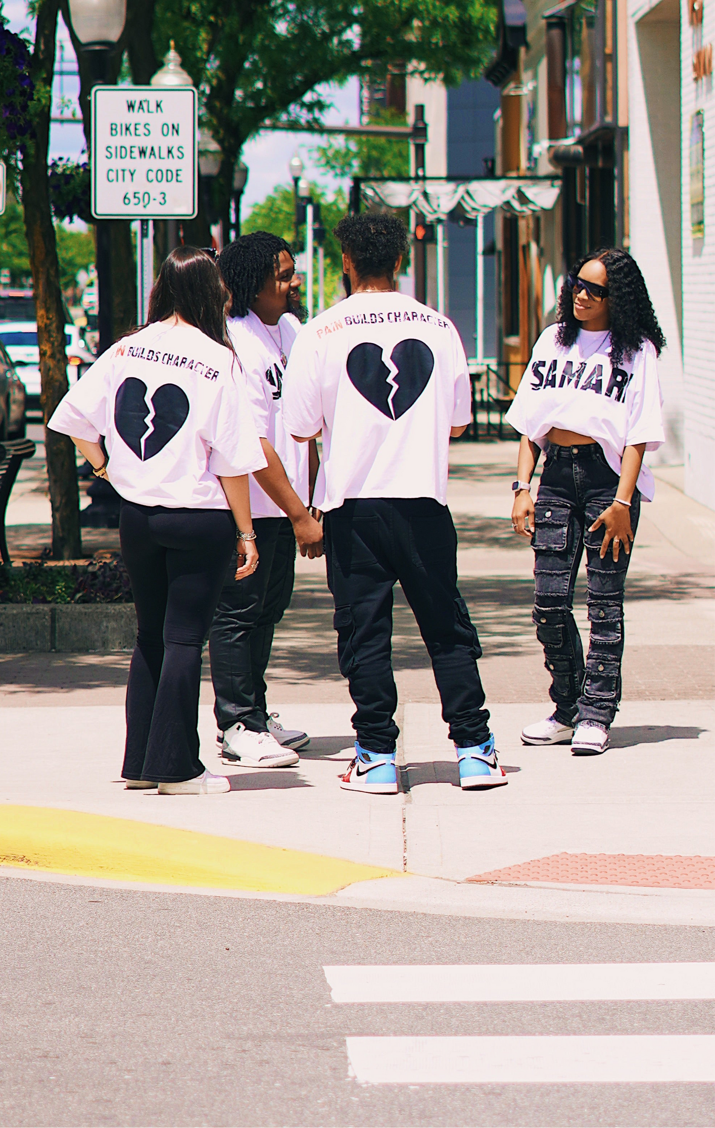 SAMARI BRAND “PAIN BUILDS CHARACTER” TEE