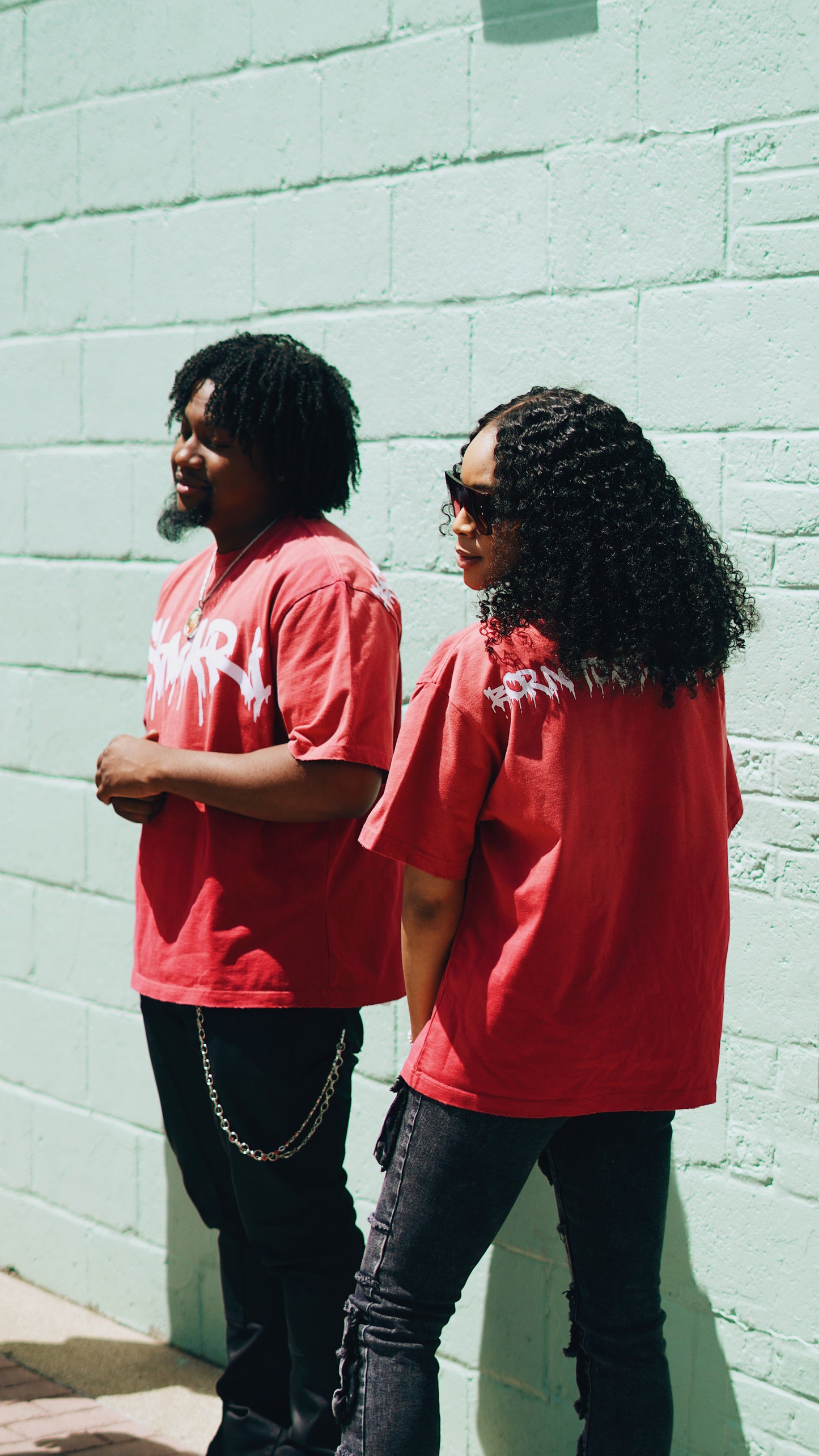 SAMARI BRAND Red Sun-Dried Tee