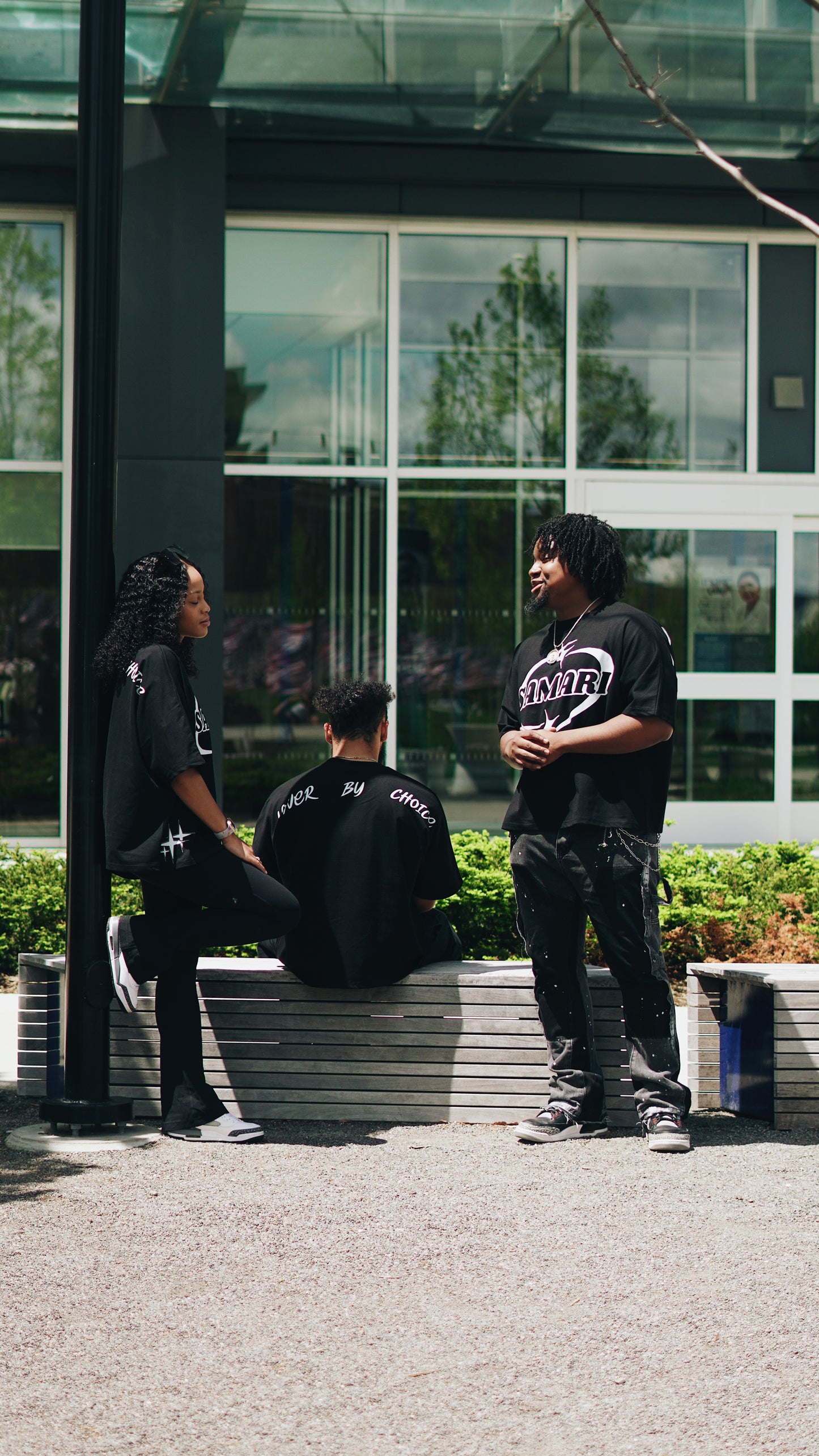 “LONER BY CHOICE” Black tee