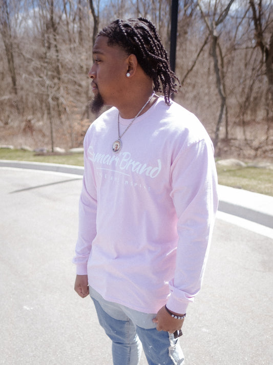 Samari Brand “BORN TO STAND OUT” Pink Long-sleeve