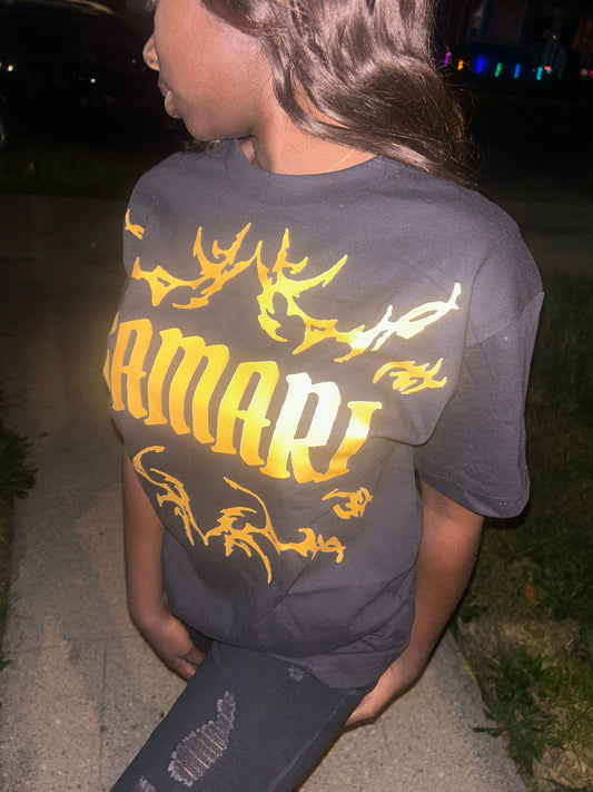 Samari Brand Tee🧡🖤